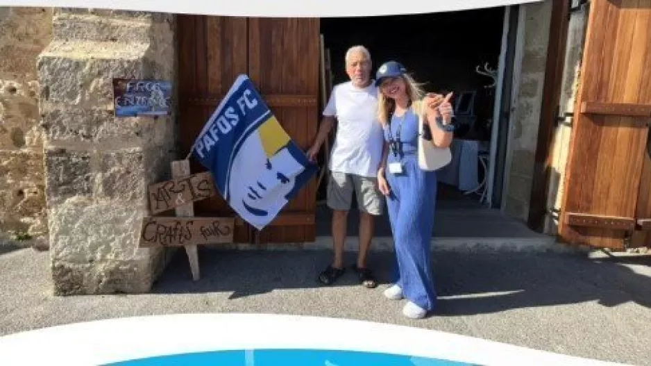 "Pafos is Blue and White"