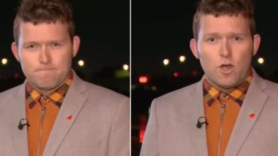 Δημοσιογράφος του BBC έπεφτε θύμα κλοπής και συνέχιζε τη ζωντανή μετάδοση