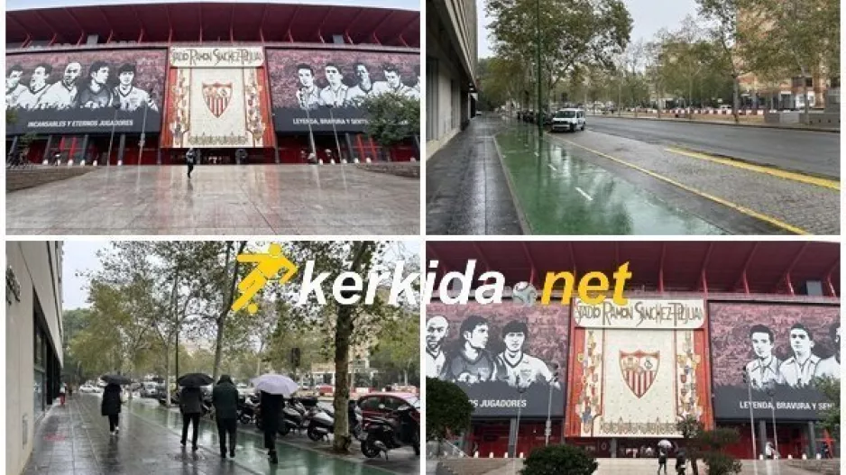 (ΦΩΤΟΣ Kerkida)/Το επιβλητικό Σάντσεθ Πιθχουάν και ο βροχερός καιρός 