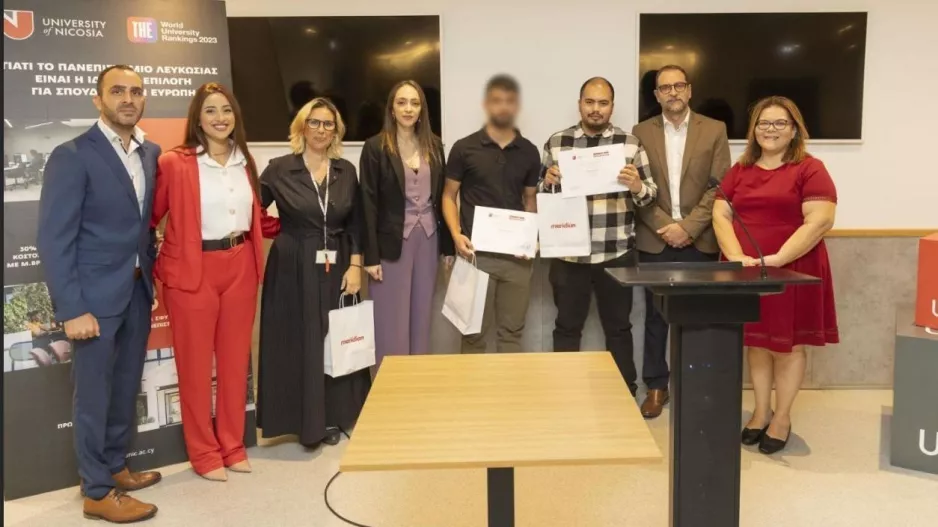 Υποτροφίες της Meridian Gaming σε φοιτητές του Πανεπιστημίου Λευκωσίας