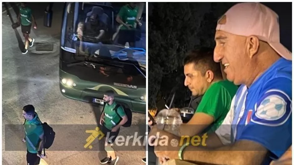 Άφιξη η Ομόνοια/ Υποδοχή... ο Τσιουπής! (Φώτος)