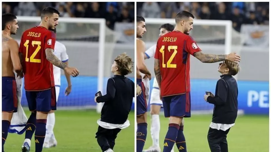Ο μικρός... πλησίασε Joselu!