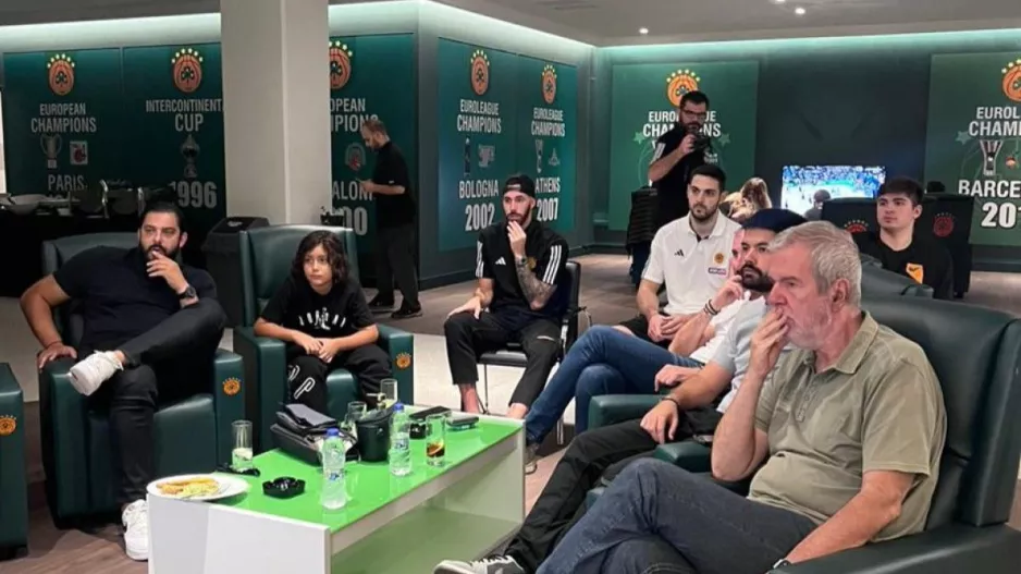 Μπαρτσελόνα - Παναθηναϊκός: Παπαπέτρου και Βιλντόσα παρακολούθησαν το ματς στο VIP Lounge του ΟΑΚΑ