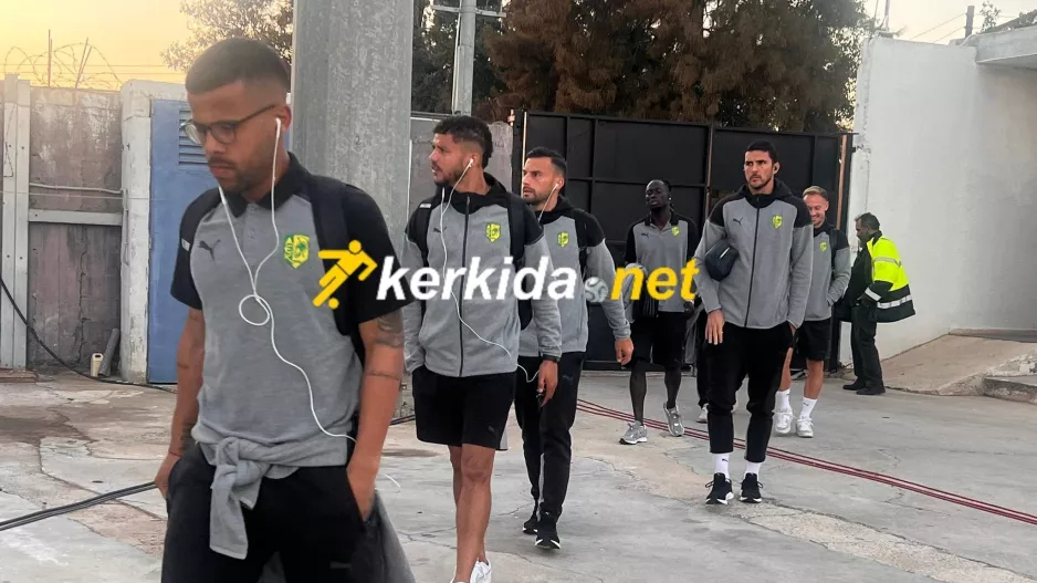 (ΦΩΤΟΣ Kerkida) H άφιξη της ΑΕΚ στο Δασάκι 
