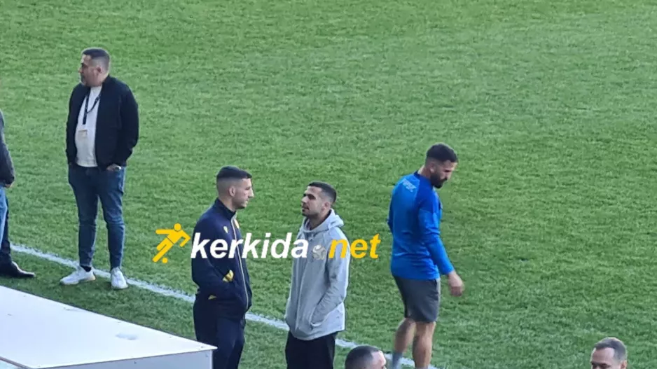 Κωνσταντίνος και Μάριος... πριν τη σέντρα