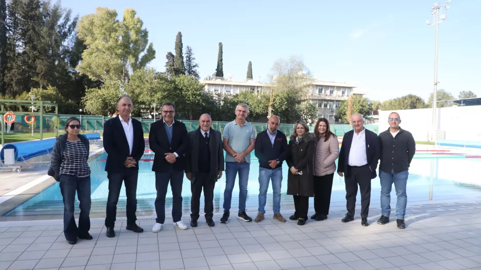 Παραδόθηκε η Δημοτική Δεξαμενή του Κολυμβητηρίου Λευκωσίας