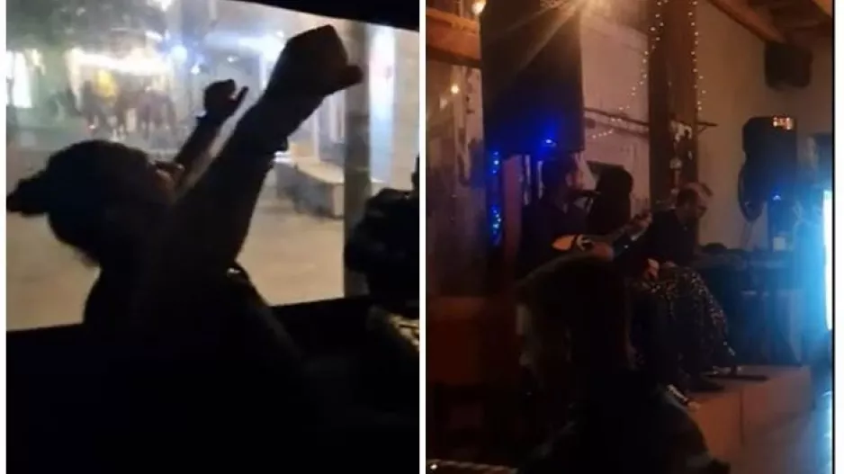 (ΒΙΝΤΕΟ) "Ντίρλι-ντίρλι" και "Χώμα που περπάτησα" σε ταβέρνα!