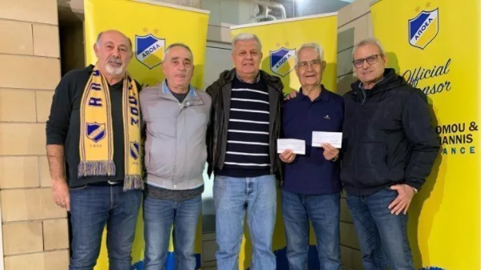 Επιταγή 3.000 ευρώ συν 50 εισιτήρια από τον Σύνδεσμο Παλαιμάχων