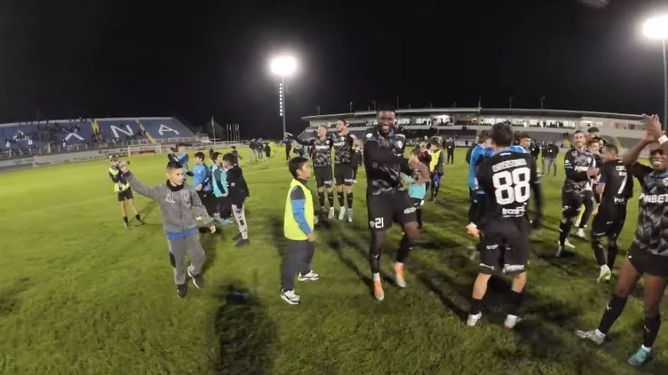 Οι πανηγυρισμοί από το διπλό στο Δασάκι (παρακάμερα)