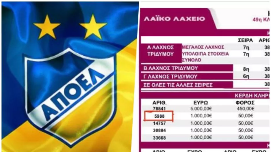 ΑΠΟΕΛ/Ανακοίνωσε τον τυχερό