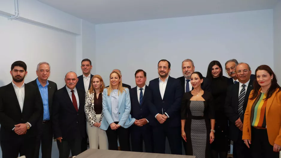 Στα εγκαίνια των νέων γραφείων της Επιτροπής Δεοντολογίας  και Προστασίας Αθλητισμού η ηγεσία του ΚΟΑ