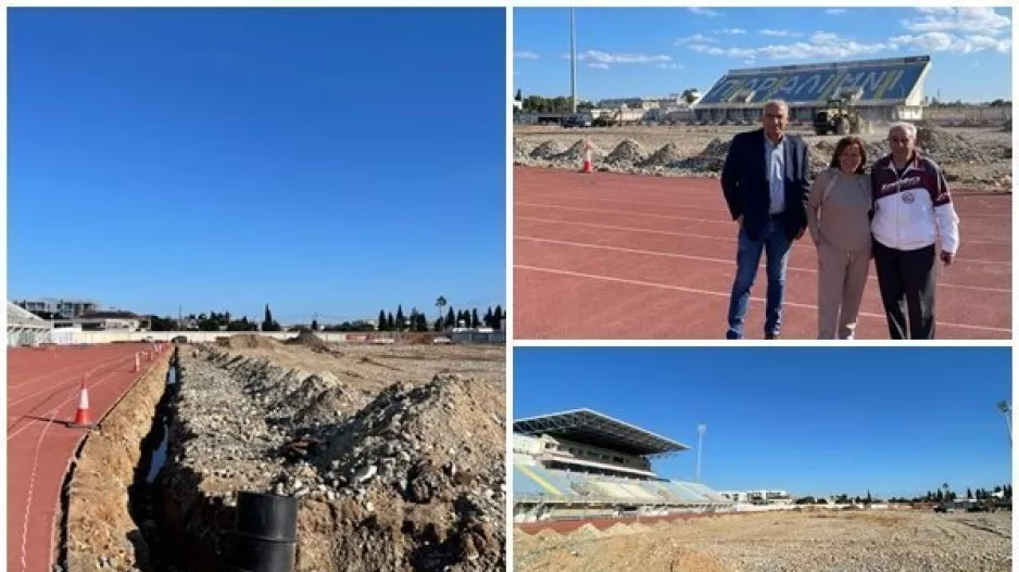 Τα έργα στο "Τάσος Μάρκου" (Φώτος)