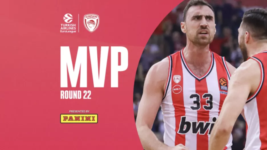 Euroleague: MVP της αγωνιστικής ο κυρίαρχος Μιλουτίνοφ