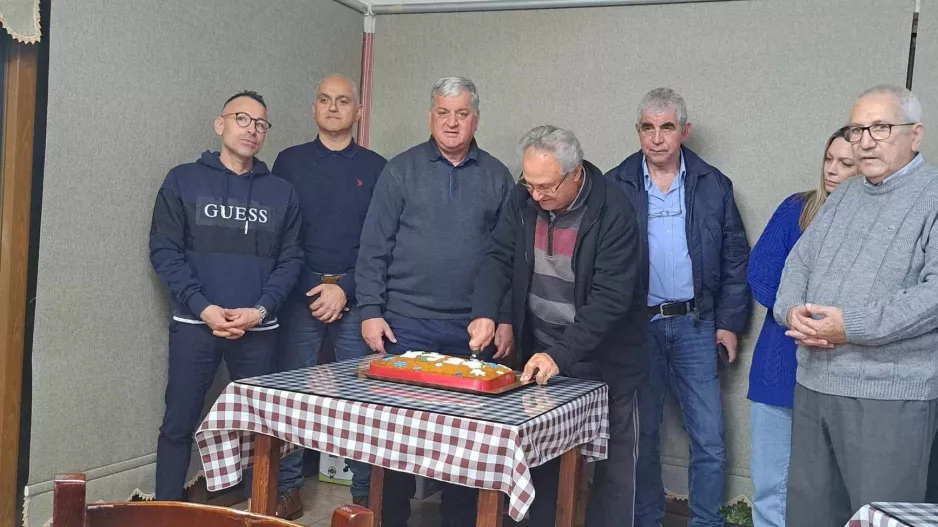 Φωτορεπορτάζ από το κόψιμο Βασιλόπιττας του Συνδέσμου Παρατηρητών Διαιτησίας