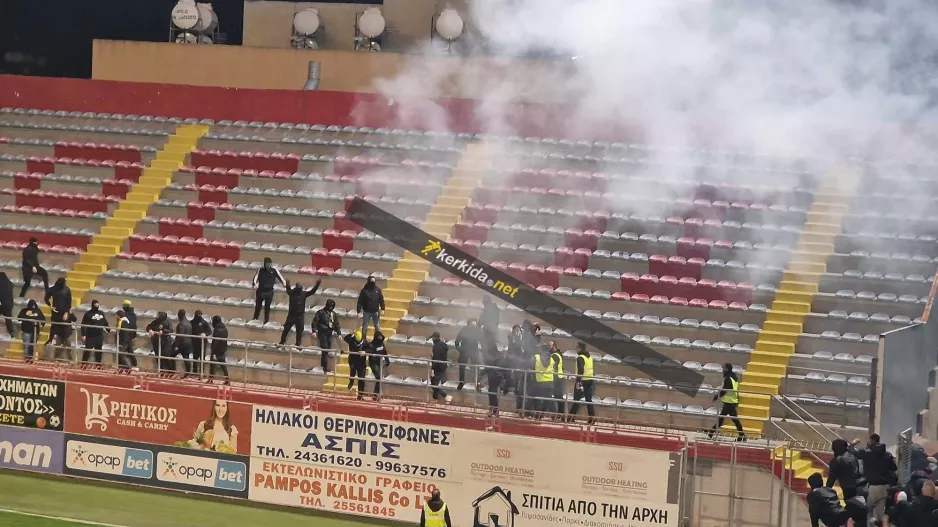 Ένταση στο "Αμμόχωστος"- Μέσα... η Αστυνομία