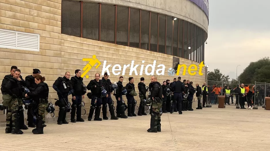 Ισχυρή αστυνομική δύναμη