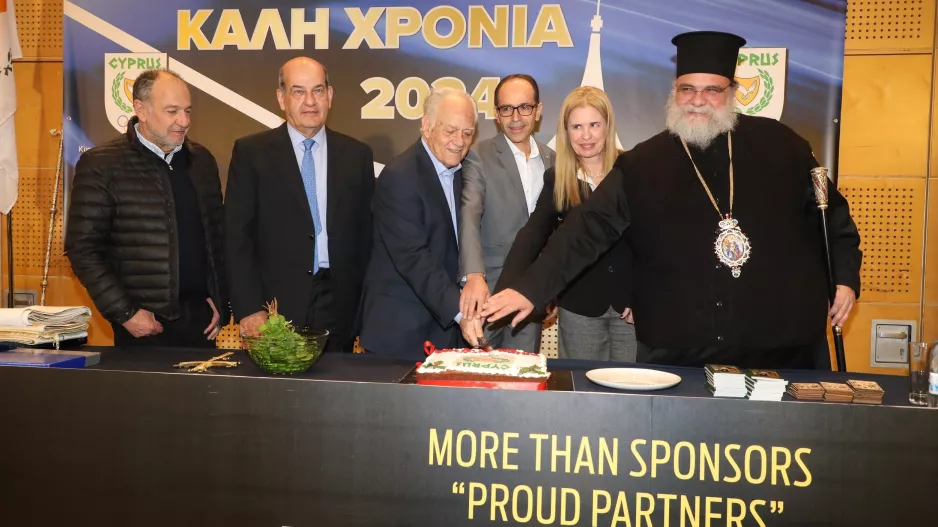 Η Κυπριακή Ολυμπιακή Επιτροπή έκοψε την Βασιλόπιτα για το 2024