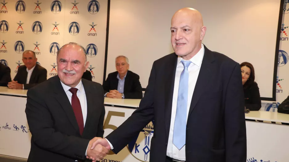 Επίσημη παράδοση καθηκόντων στον νέο Πρόεδρο του ΚΟΑ Γιάννη Ιωάννου (Φώτος)