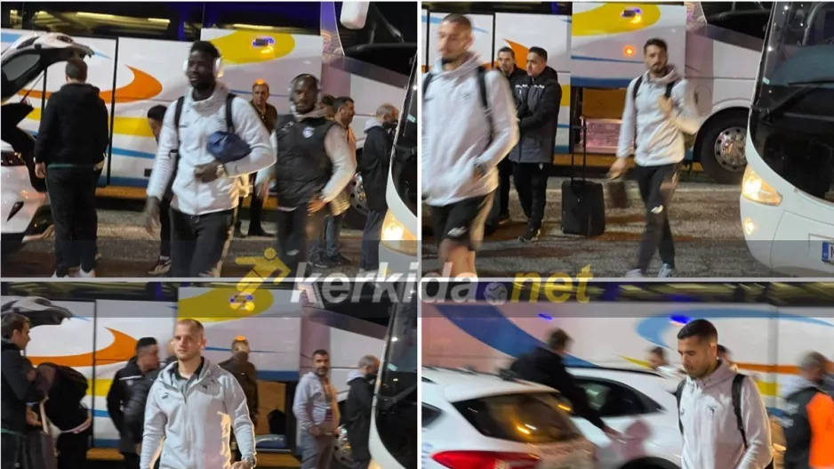 Άφιξη Πάφου στο "Στέλιος Κυριακίδης" (Φώτος Kerkida)