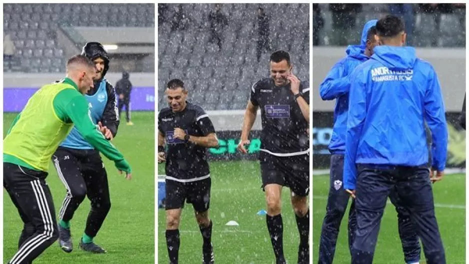 Ζέσταμα... στην βροχή! (Φώτος)