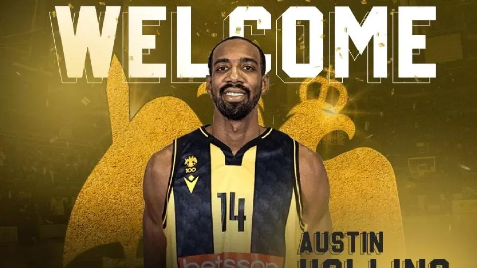 «Μπαμ» με Όστιν Χόλινς η ΑΕΚ Betsson!