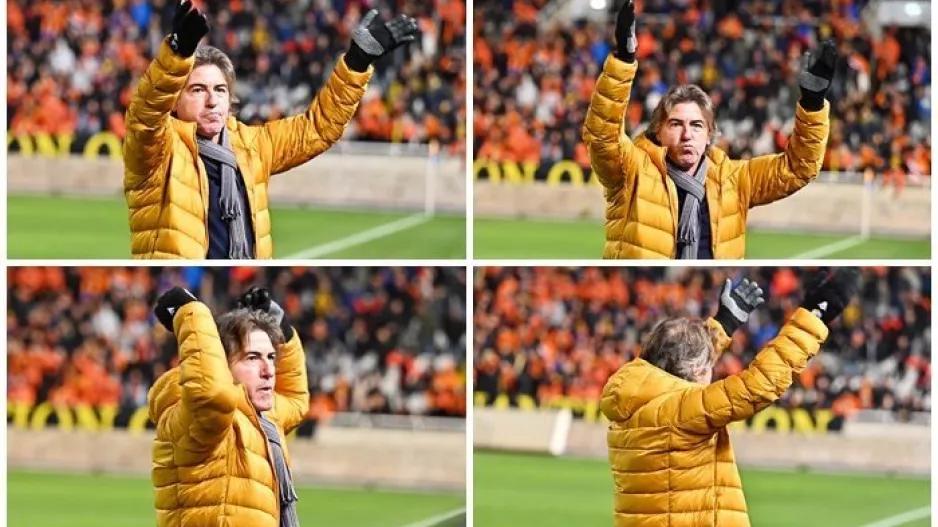(ΦΩΤΟΣ) Η... κίνηση του Σα Πίντο στην επιστροφή του στο ΓΣΠ