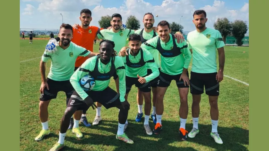 Πόζα... από την προπόνηση