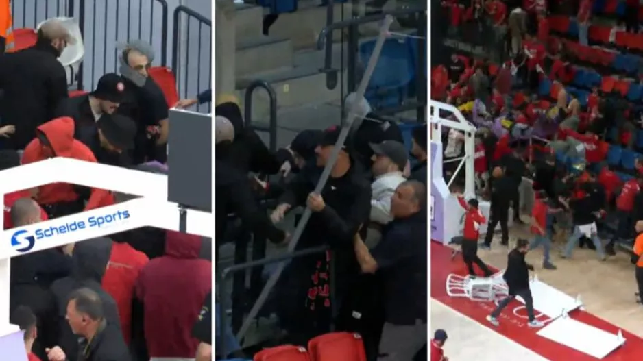 Άγριο ξύλο οπαδών στο Χάποελ Χολόν-Χάποελ Τελ Αβίβ