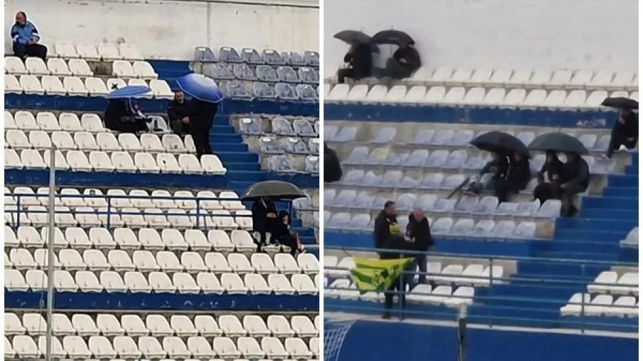 Άνοιξαν οι ομπρέλες