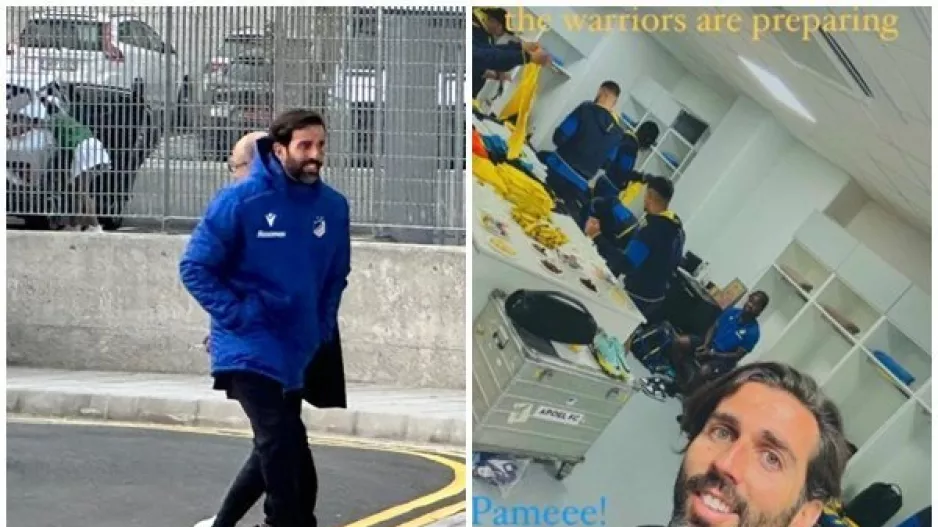 Story... στήριξης απ' τα αποδυτήρια ο Κρέσπο! (Φώτο)