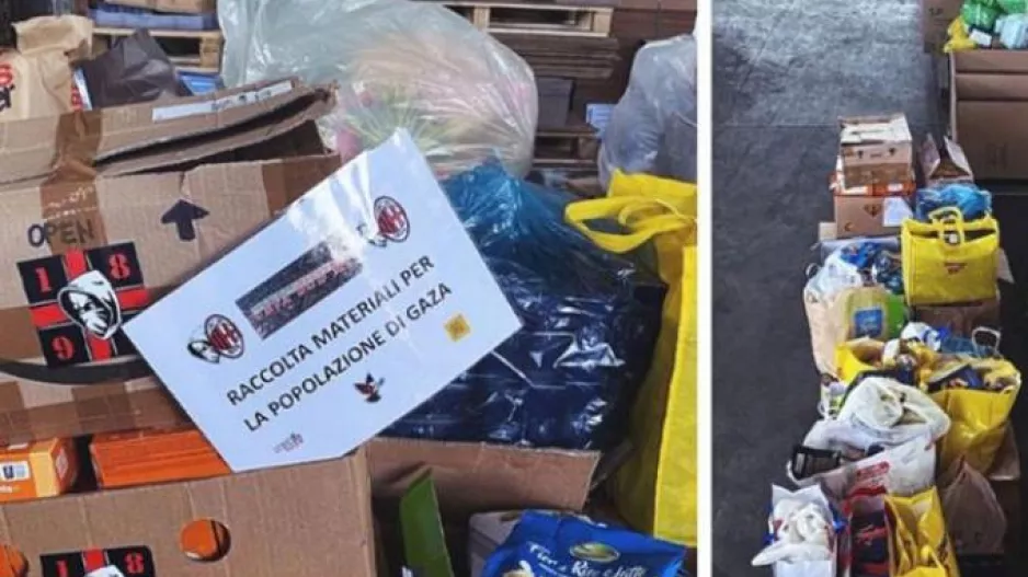 Κίνηση «ανθρωπιάς» οι Μιλανέζοι - Αποστολή ειδών πρώτης ανάγκης στην Παλαιστίνη