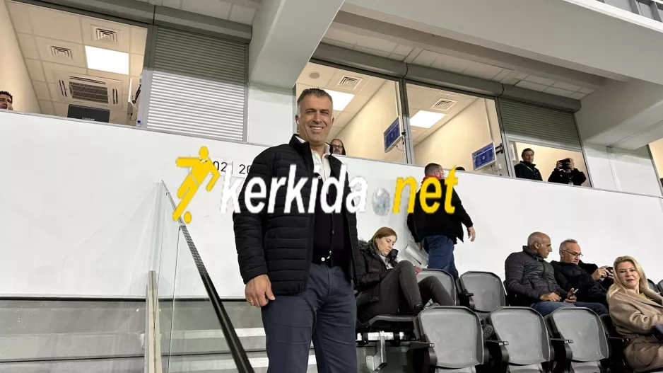 Στο Άρης-ΑΠΟΕΛ και πόζα στο kerkida 
