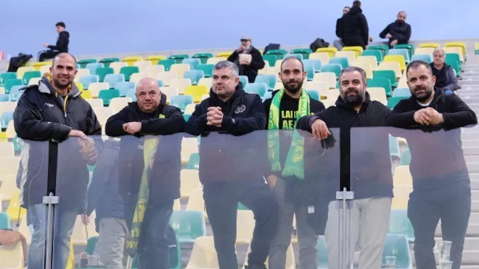 (Φωτορεπορτάζ) Ο κόσμος της ΑΕΚ στην "Αρένα"