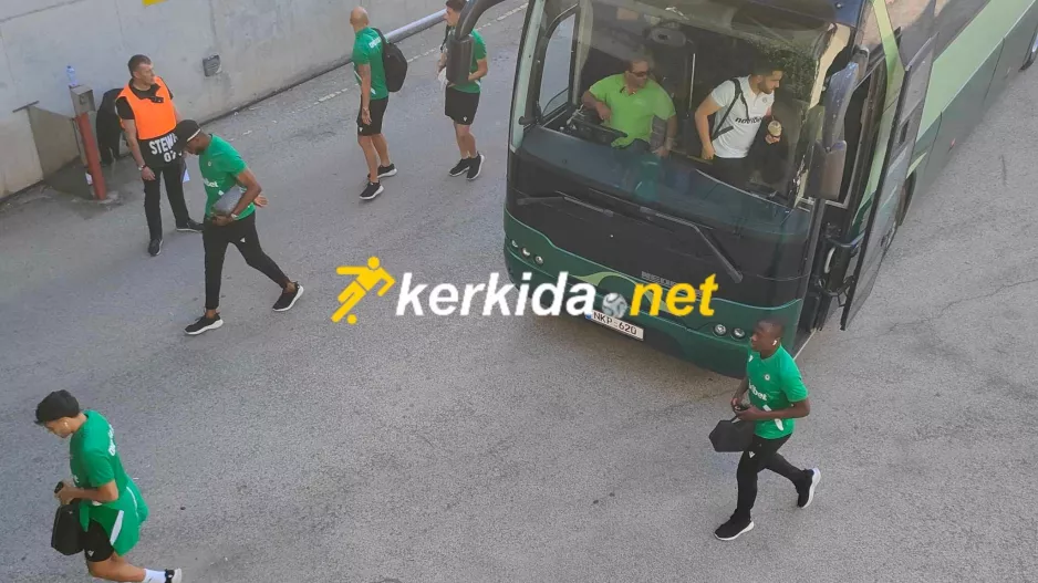 Η άφιξη της Ομόνοιας στο ΓΣΠ (φώτος kerkida)