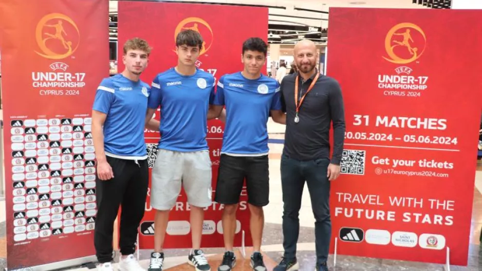 Εκδήλωση για το UEFA EURO U17 στο Mall of Cyprus (Βίντεο)