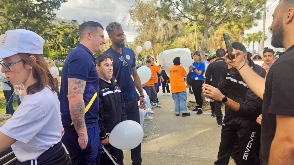 Συμμετοχή... ΑΕΛ στην τελετή έναρξης των Special Olympics (φώτος)