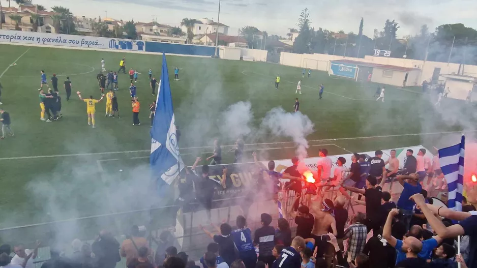 Ομόνοια Αραδίππου-Ολυμπιακός: Αγκαλιά με την άνοδο με γκολ του Ποντικού στο 90+1!