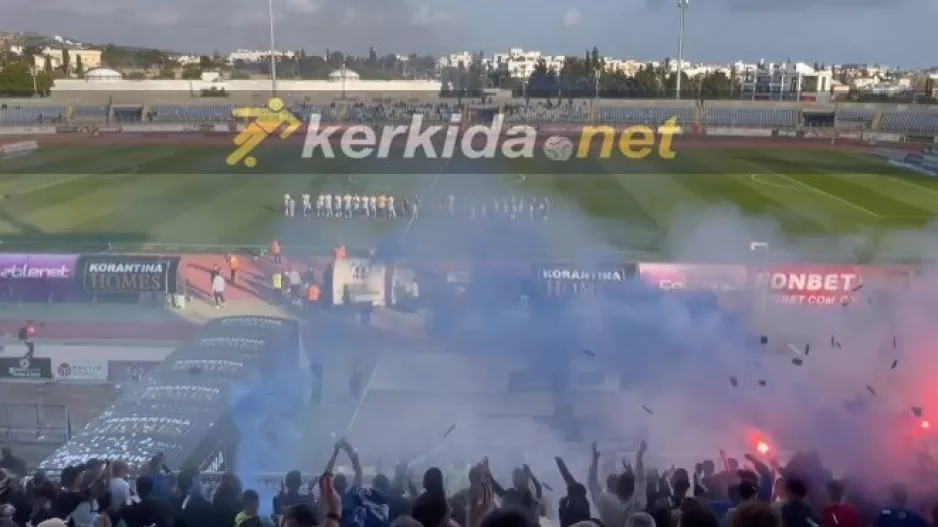 Υποδοχή με τρομερή ατμόσφαιρα οι Παφίτες! (Βίντεο/Φώτος Kerkida)