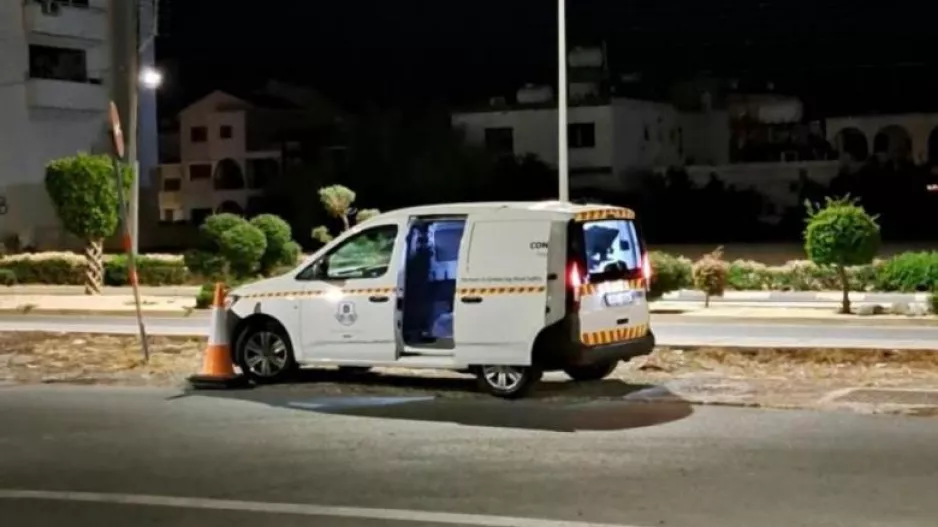 Έριξαν μολότοφ σε όχημα κινητής κάμερας στη Λεμεσό