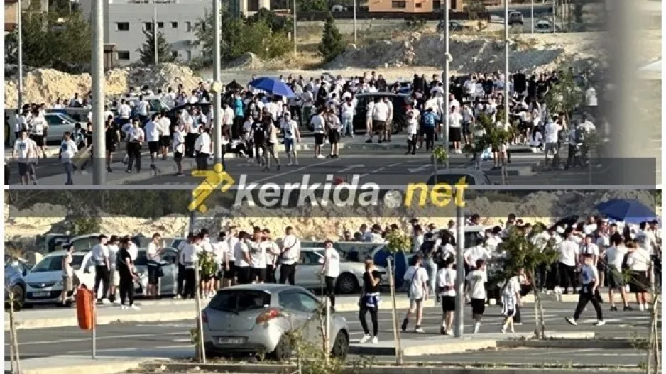 Στο γήπεδο... δύο ώρες πριν!