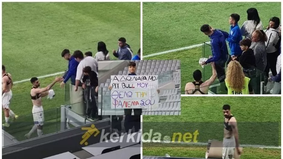 Τελικά... έκανε το καθήκον του ο Άδωνη/ Φανέλα, selfie και πλακάτ! 