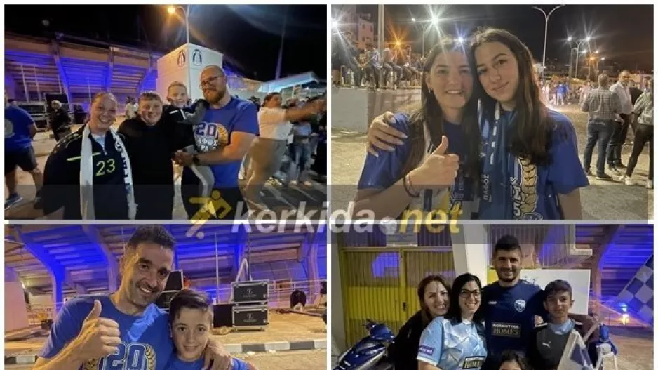 Οι Παφίτες μαζεύτηκαν για να αποθεώσουν την αποστολή! (Φώτος Kerkida)