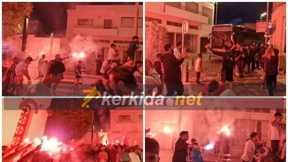 Μεγάλες στιγμές στην Αραδίππου/Αποθέωση στην πλατεία (Φώτος/Βίντεο Kerkida)