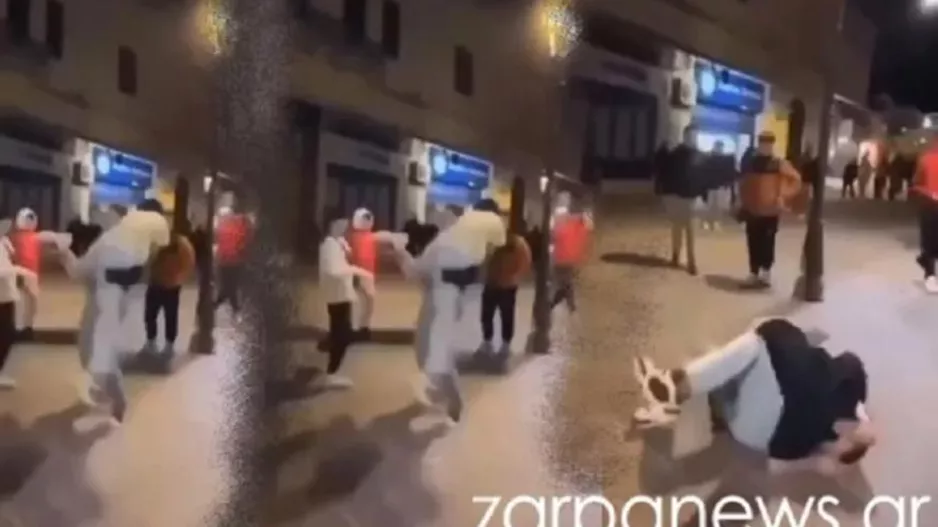 Σοκαριστικό βίντεο από άγρια συμπλοκή ανηλίκων στα Χανιά