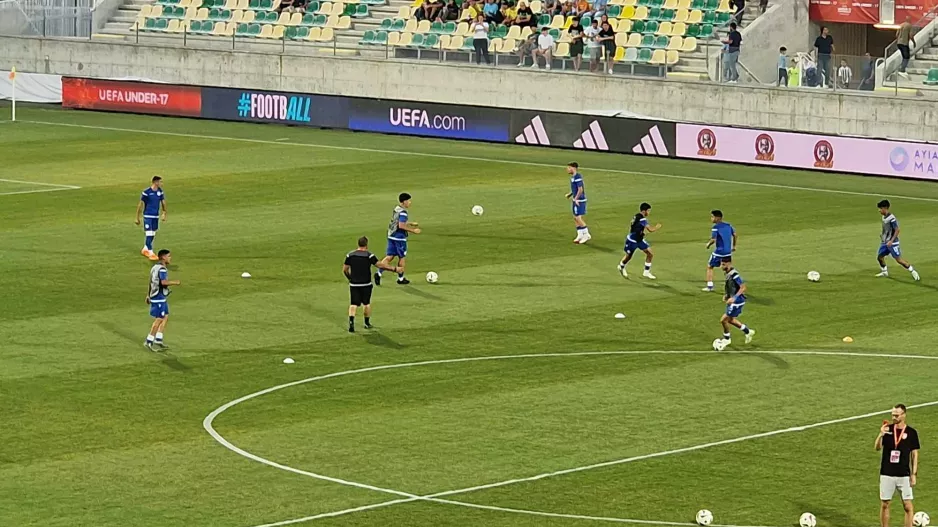 Η εντεκάδα της Κύπρου στην πρεμιέρα του EURO U17