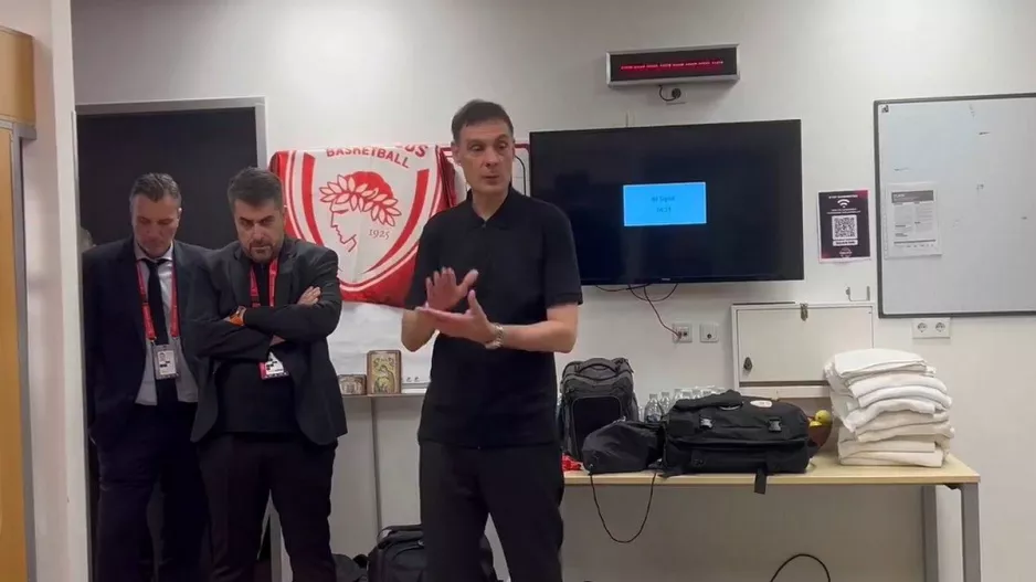 Η ομιλία του Μπαρτζώκα στα αποδυτήρια: "Να είμαστε περήφανοι για το ταξίδι μας φέτος"