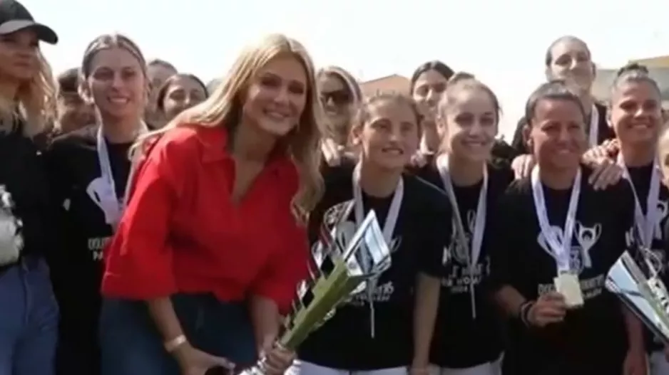 Η Νατάσα Θεοδωρίδου γιόρτασε με τον αδερφό της και προπονητή του ΠΑΟΚ την κατάκτηση του πρωταθλήματος γυναικών
