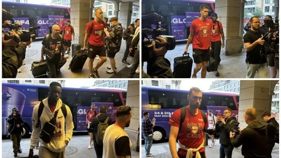 Η άφιξη του Ολυμπιακού στο Βερολίνο (Φώτος/Βίντεο)