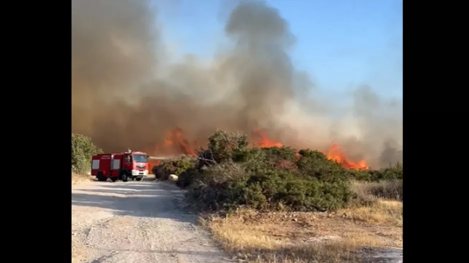 Υπό έλεγχο η πυρκαγιά στη Λεμεσό (UPD)