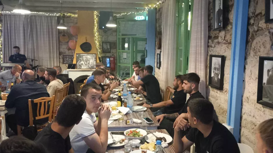 Δείπνο στο ποδοσφαιρικό τμήμα